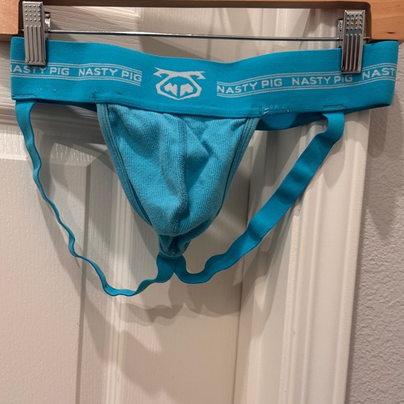 Nasty Pig Other - Nasty Pig Men's Aqua Jockstrap